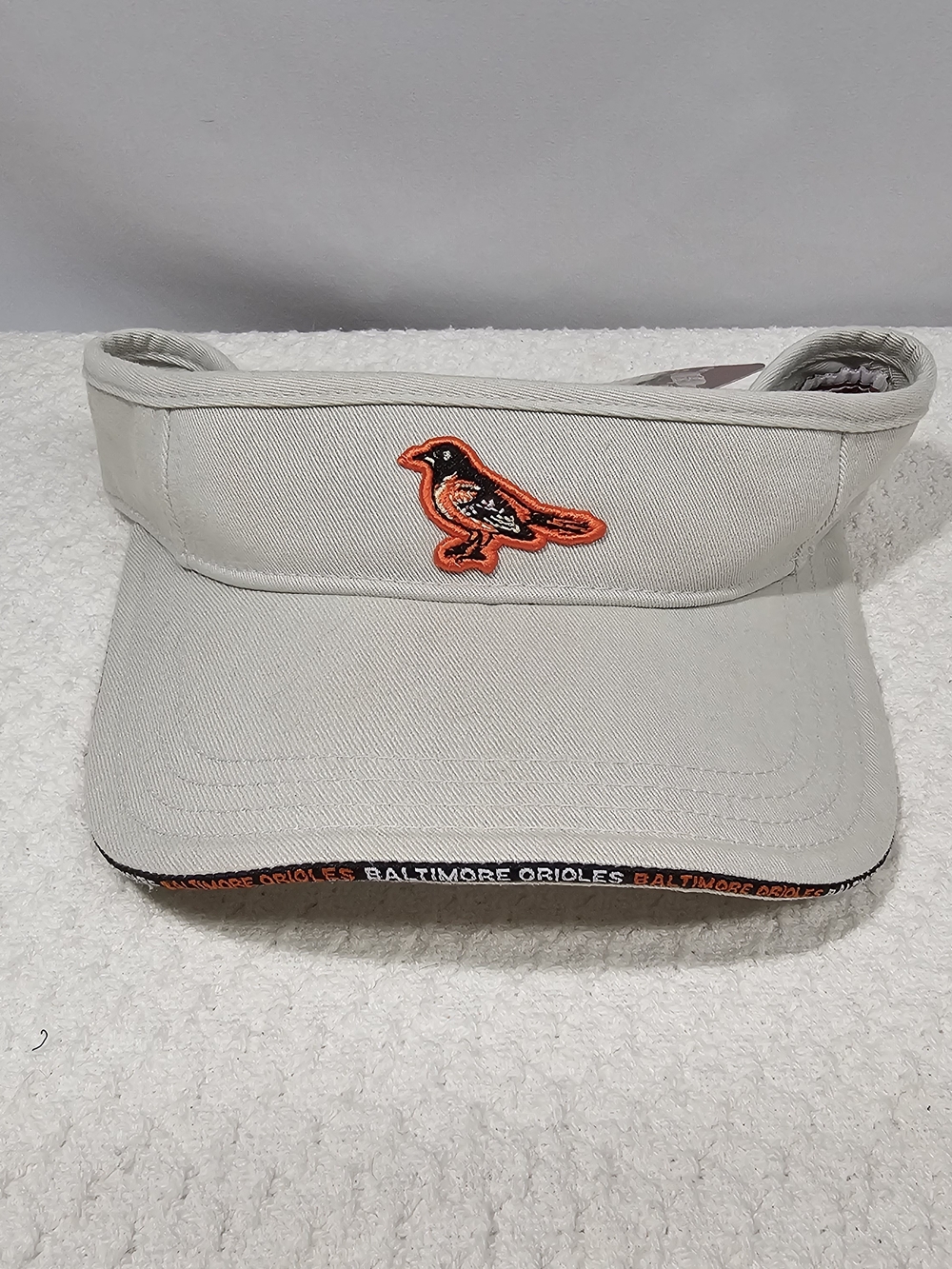 Baltimore Orioles Khaki Visor - NWT